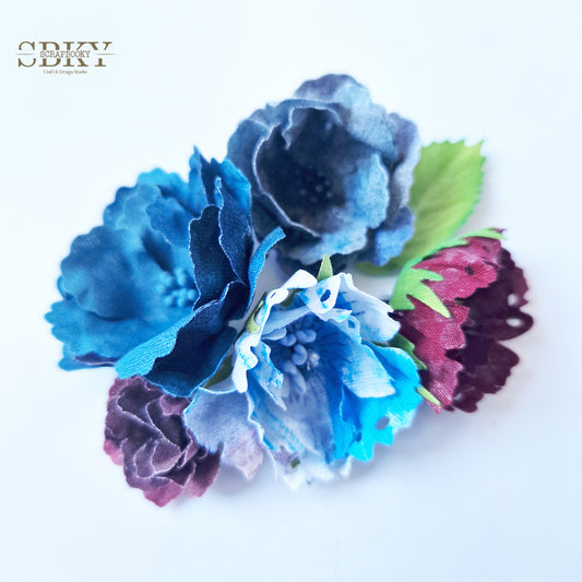 Handmade Flowers ND - Set of 5, N9