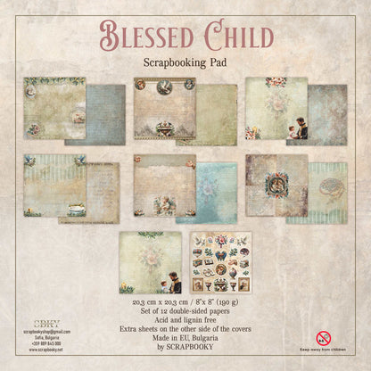 "Blessed Child" Scrapbooking Pad