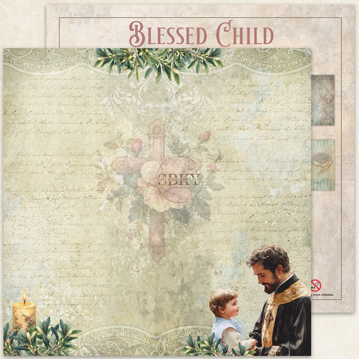 "Blessed Child" Scrapbooking Pad