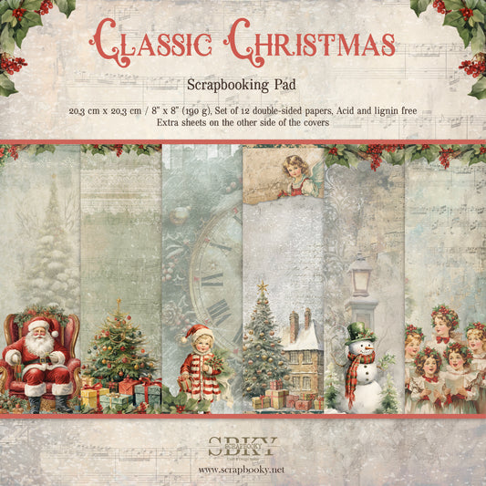 "Classic Christmas" Scrapbooking Pad