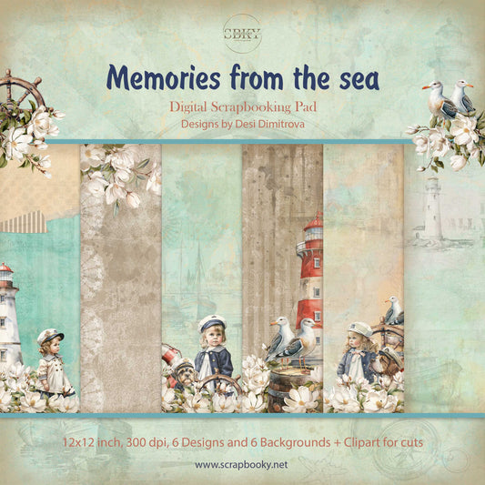 "Memories from the Sea" Digital Paper