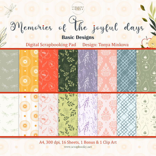 "Memories Of The Joyful Days" Digital Paper