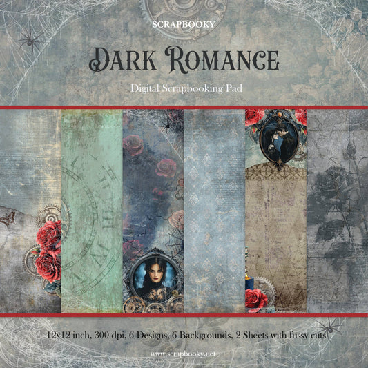 "Dark Romance" Digital Paper