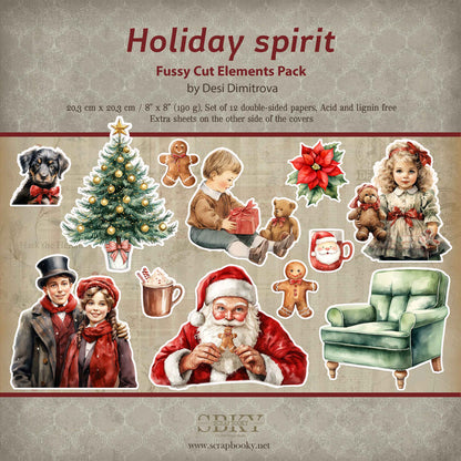 "Holiday Spirit" Fussy Cuts