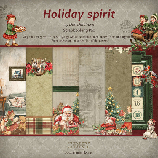 "Holiday Spirit" Scrapbooking Pad