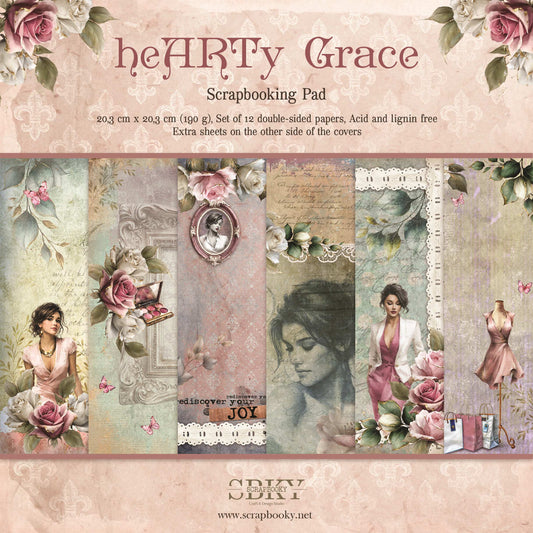 "heARTy Grace" Scrapbooking Pad