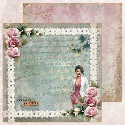 "heARTy Grace" Scrapbooking Pad