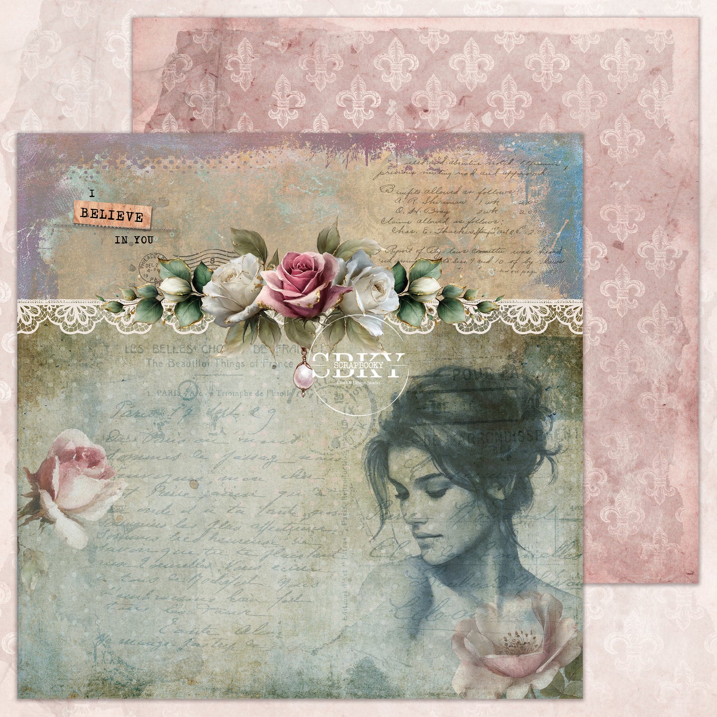 "heARTy Grace" Scrapbooking Pad