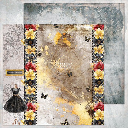 "Little Black Dress" Scrapbooking Pad