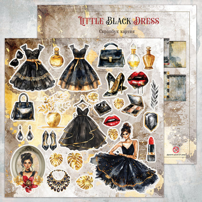 "Little Black Dress" Scrapbooking Pad