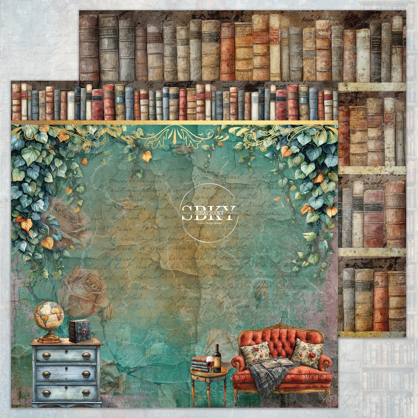 "Whispered Pages" Scrapbooking Pad
