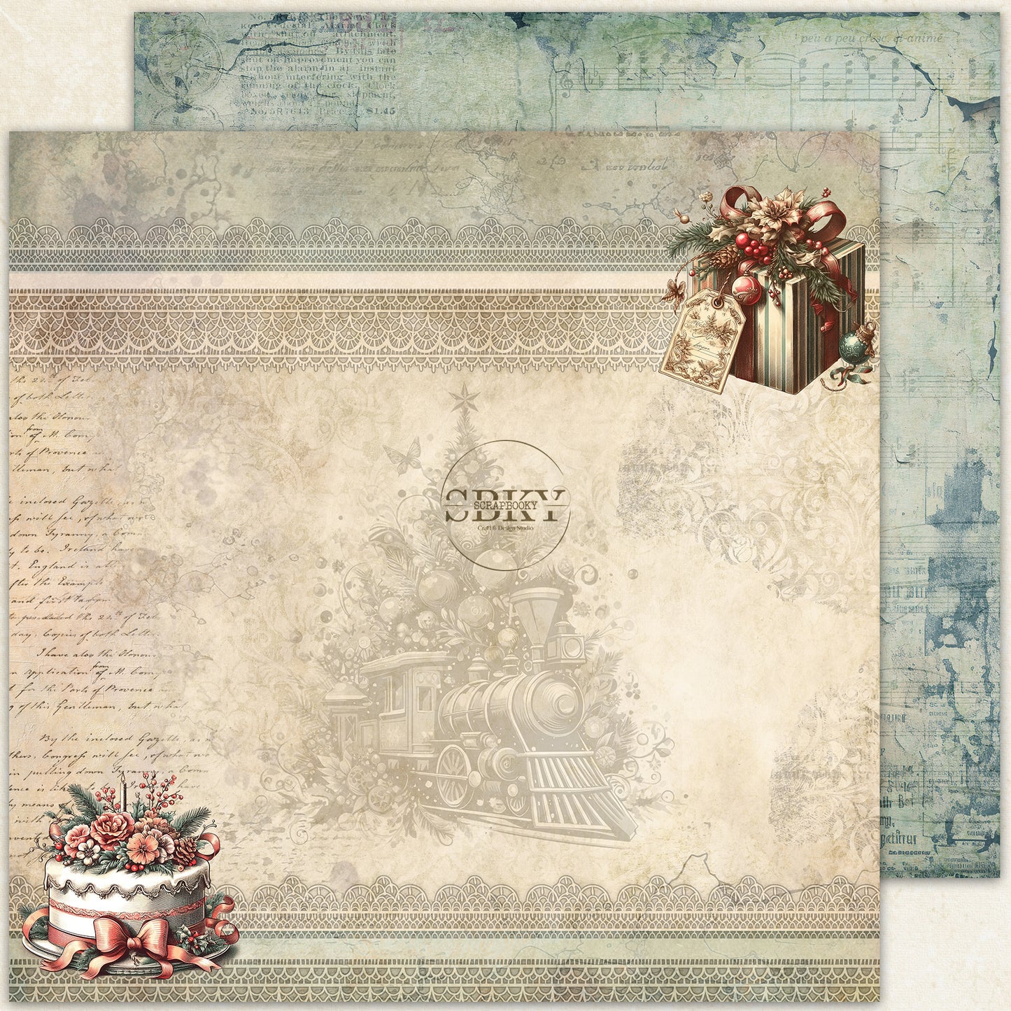 "Quirky Christmas" Scrapbooking Pad