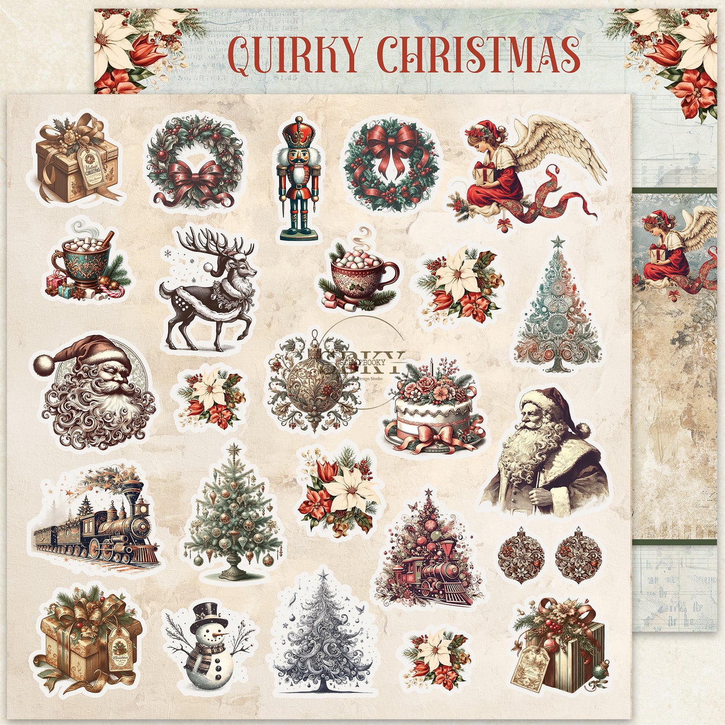 "Quirky Christmas" Scrapbooking Pad