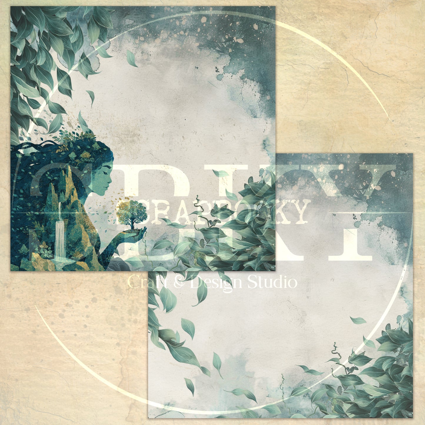 "Slavic Mythology" Digital Paper