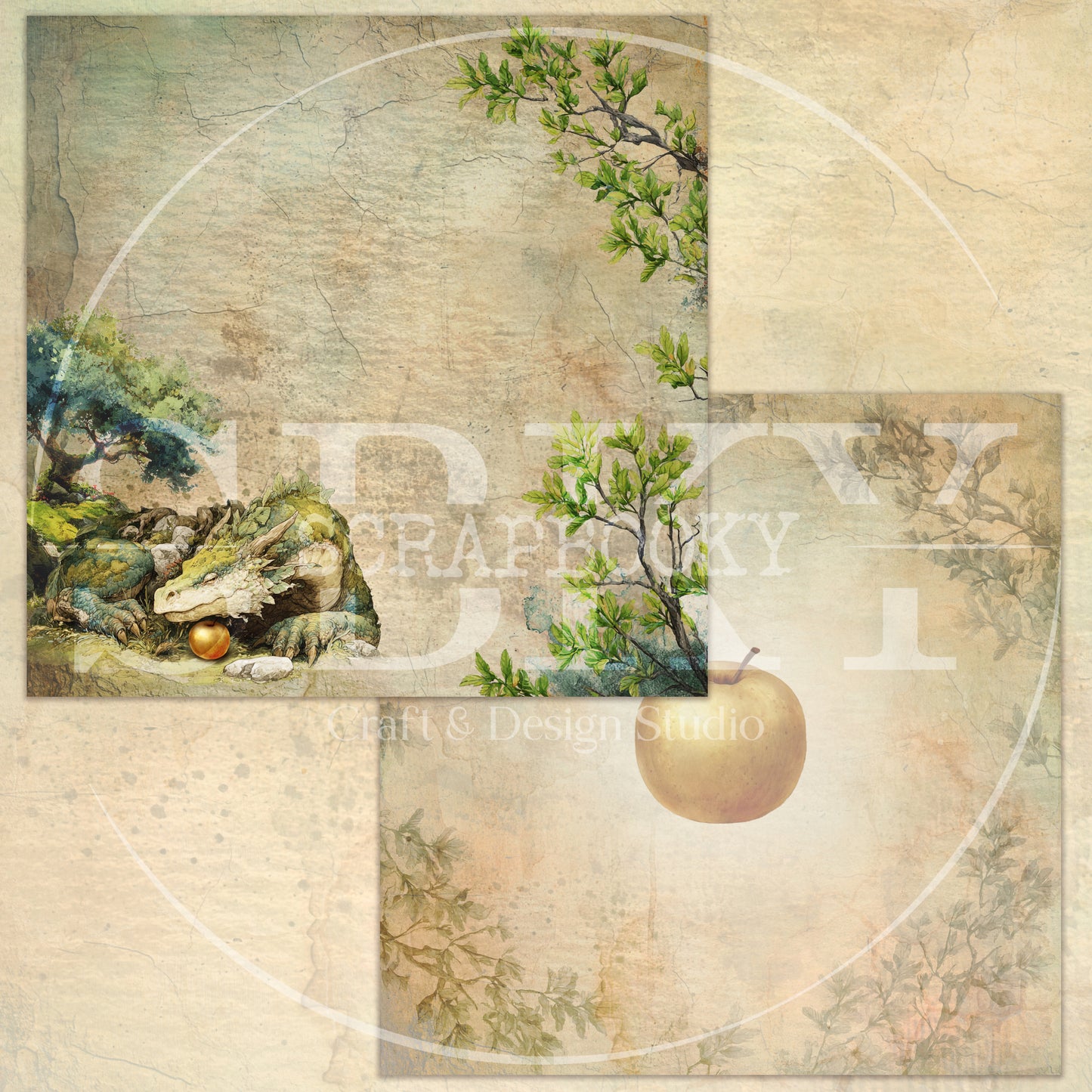 "Slavic Mythology" Digital Paper