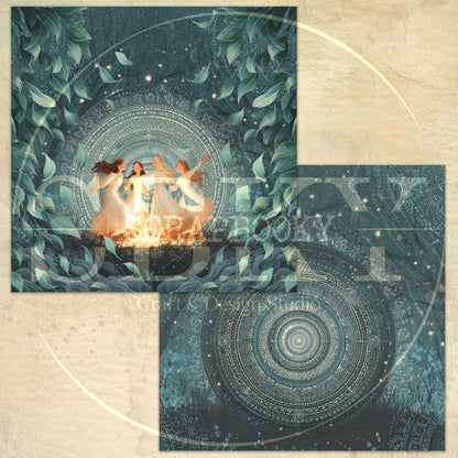 "Slavic Mythology" Digital Paper