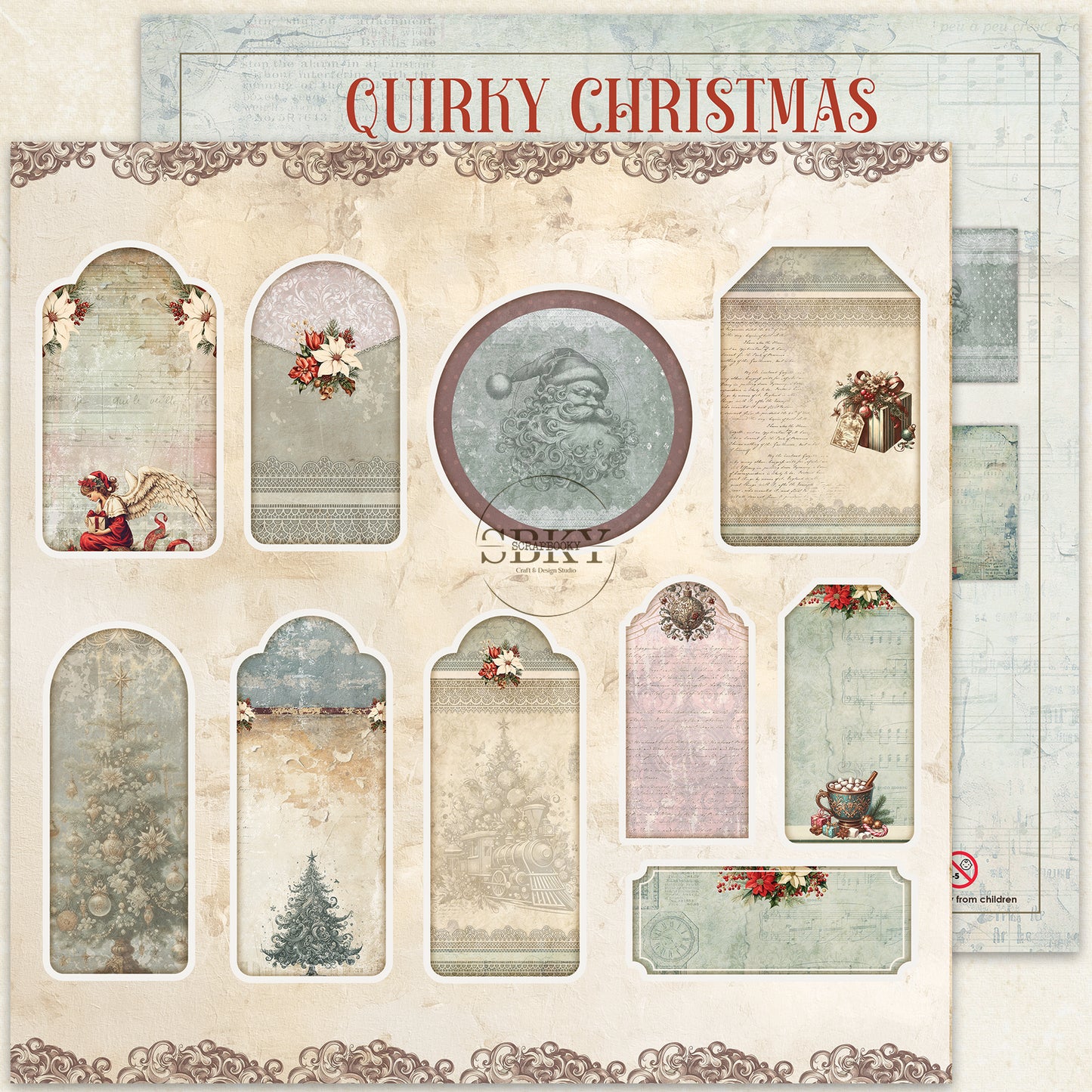 "Quirky Christmas" Scrapbooking Pad
