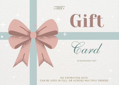 Scrapbooky Digital Gift Card