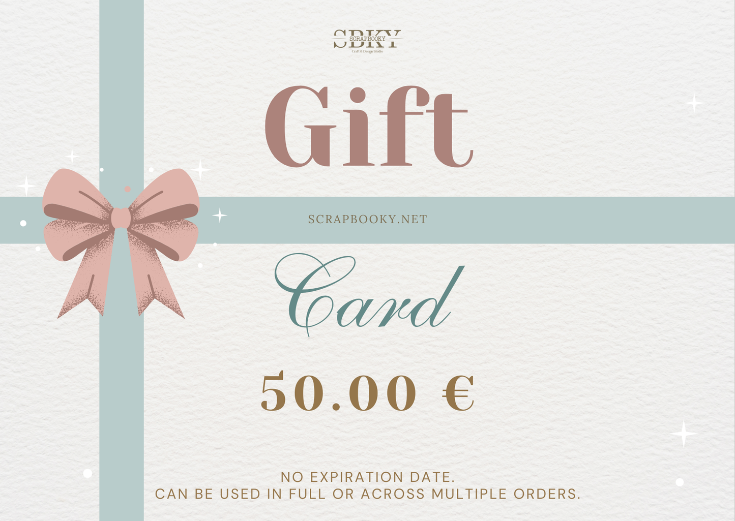 Scrapbooky Digital Gift Card