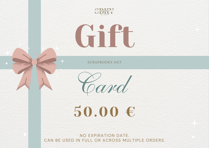Scrapbooky Digital Gift Card