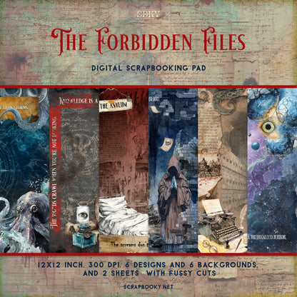 "The Forbidden Files" Digital Paper