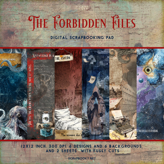 "The Forbidden Files" Digital Paper