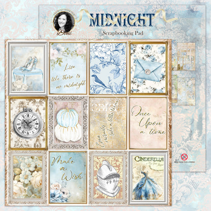 "Midnight - Backgrounds" Scrapbooking Pad