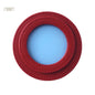 Shaker element with artificial leather, red color