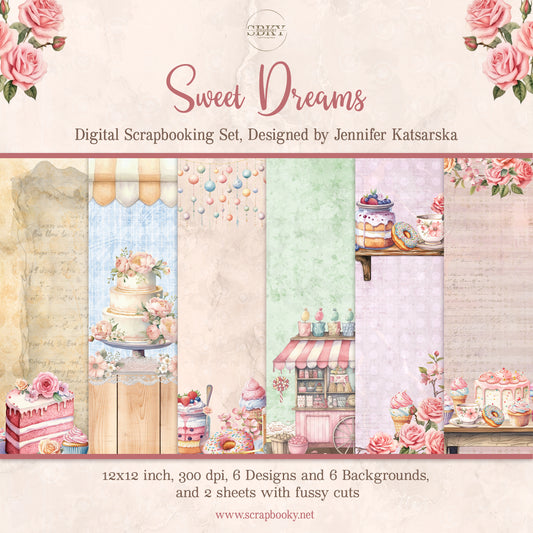 "Sweet Dreams" Digital Paper