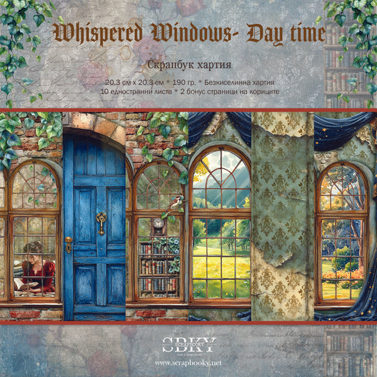 "Whispered Windows - Day time" Scrapbooking Pad