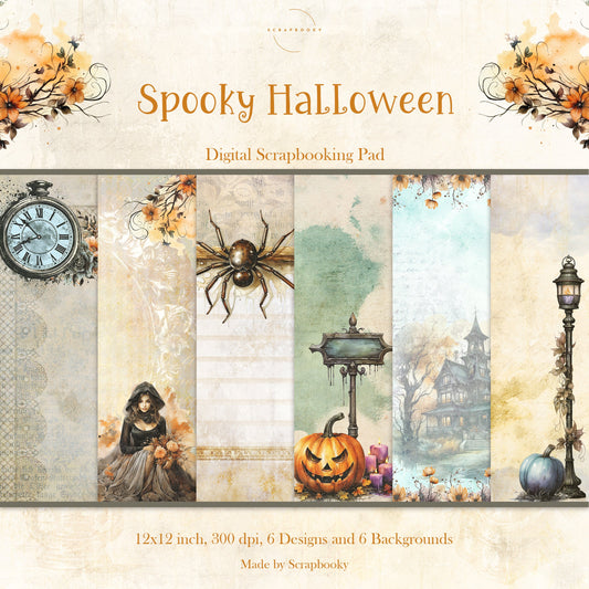 "Spooky Halloween" Digital Paper