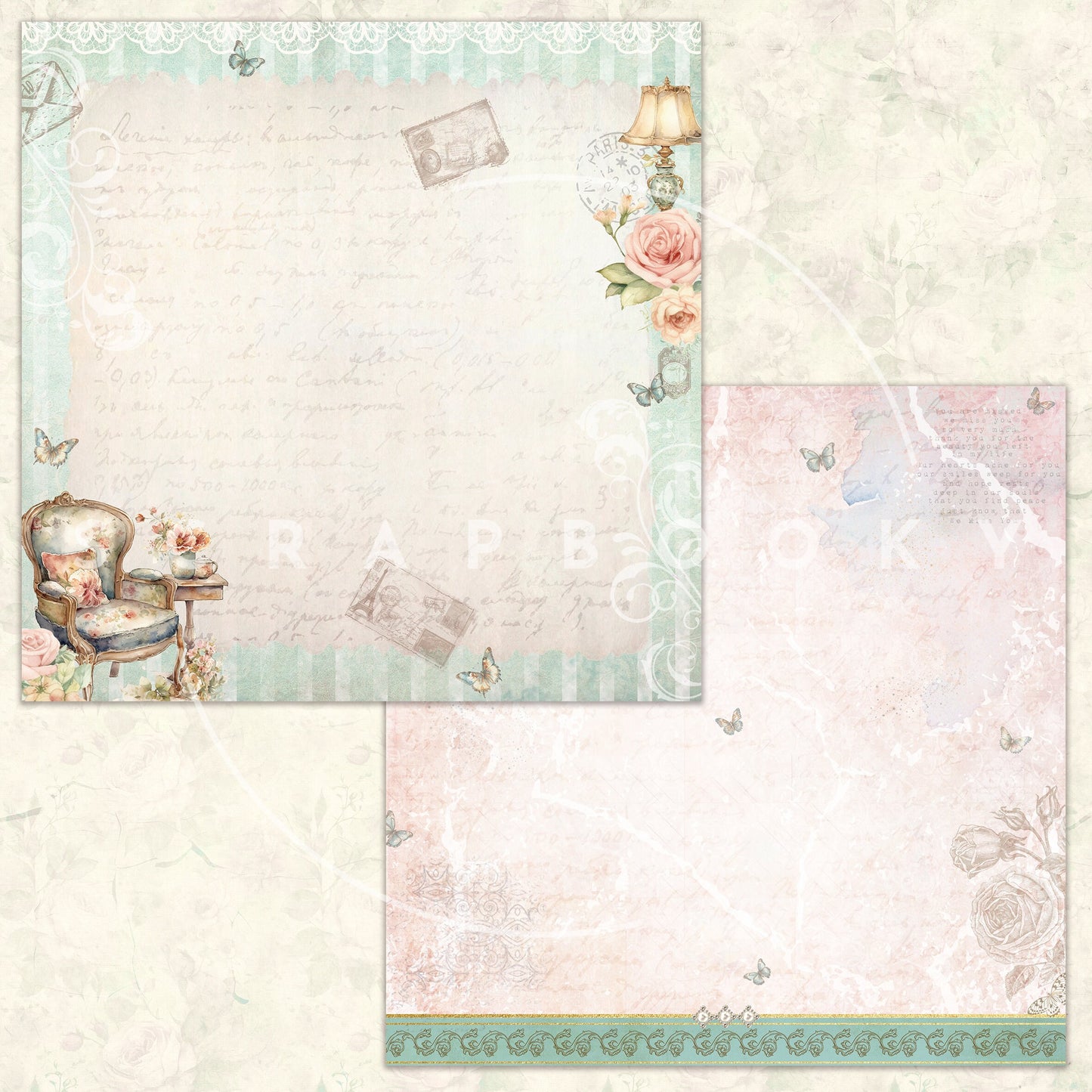 "Shabby Memories" Digital Paper