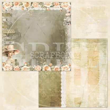 "Vintage Elegance" Digital Paper