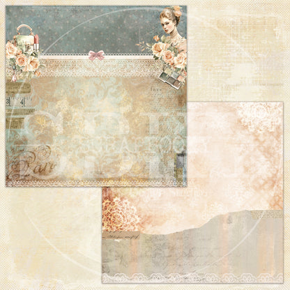 "Vintage Elegance" Digital Paper