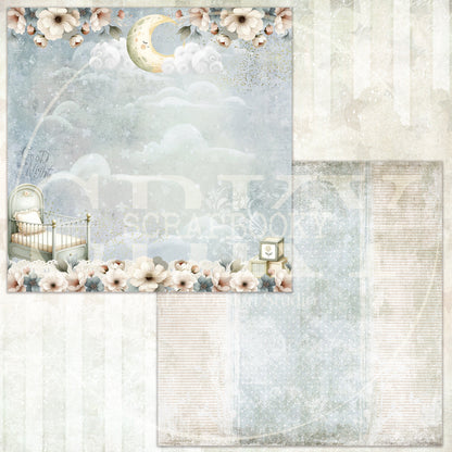 "Vintage Baby Blossoms" Digital Paper