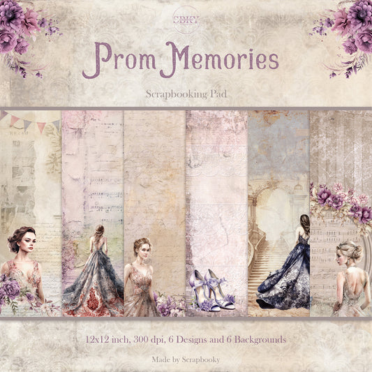 "Prom Memories" Digital Paper