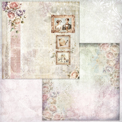 "Wedding Memories" Digital Paper