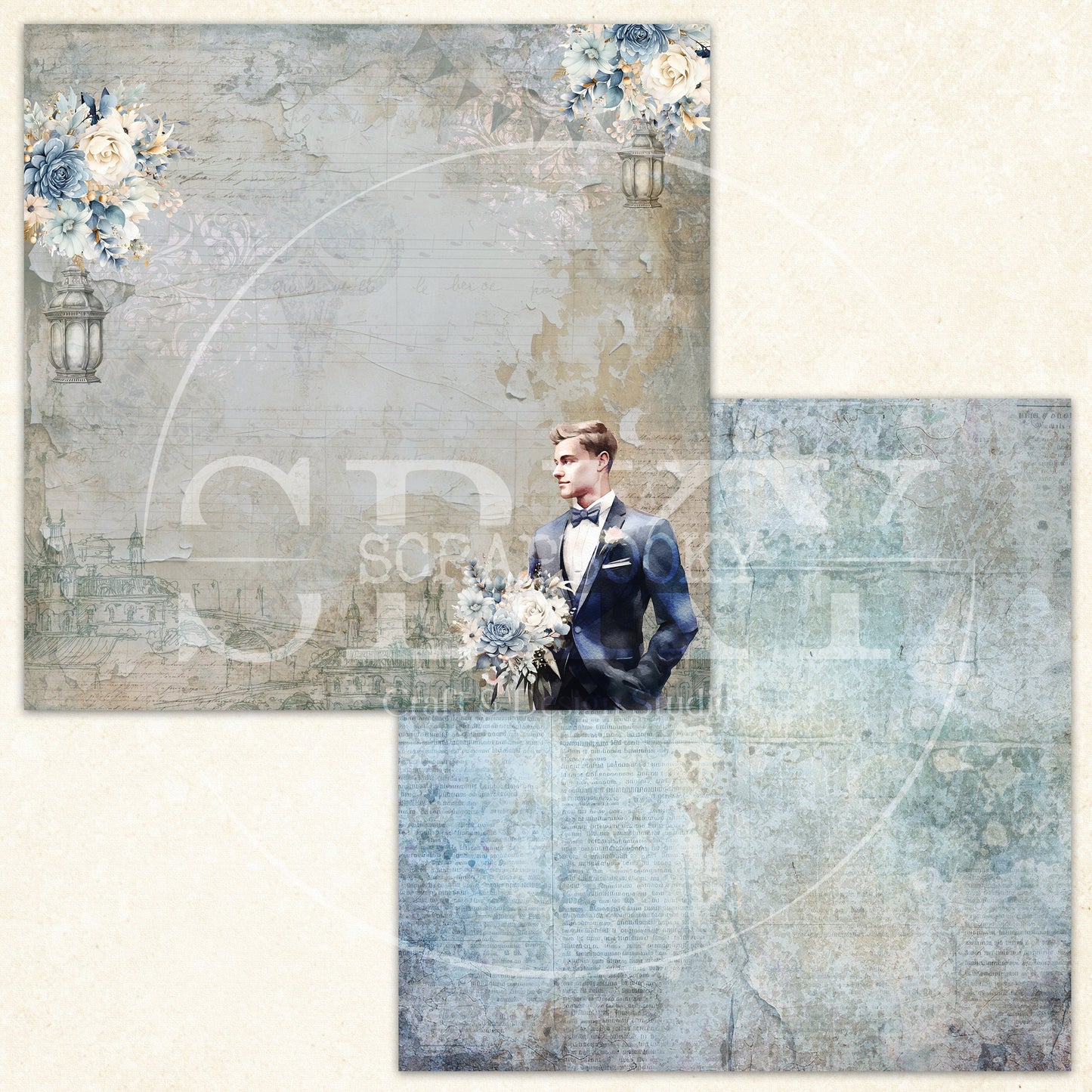 "Prom King" Digital Paper
