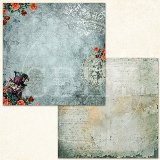 "Alice in Wonderland" Digital Paper