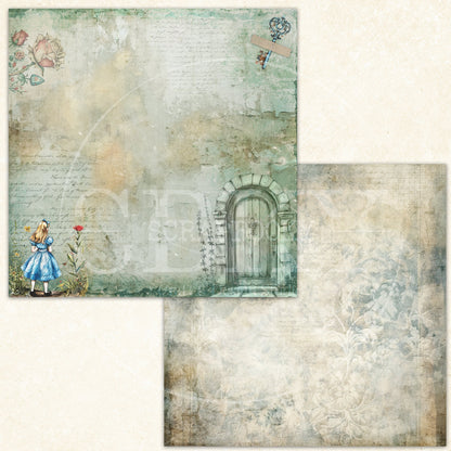 "Alice in Wonderland" Digital Paper
