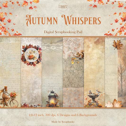 "Autumn Whispers" Digital Paper