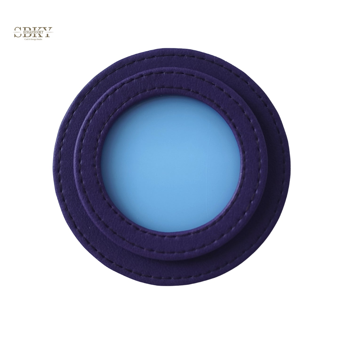 Shaker element with artificial leather, dark purple color