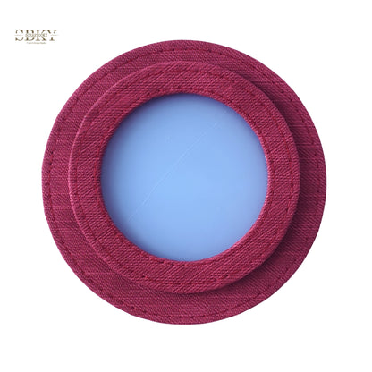 Shaker element with artificial leather, raspberry