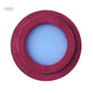 Shaker element with artificial leather, raspberry