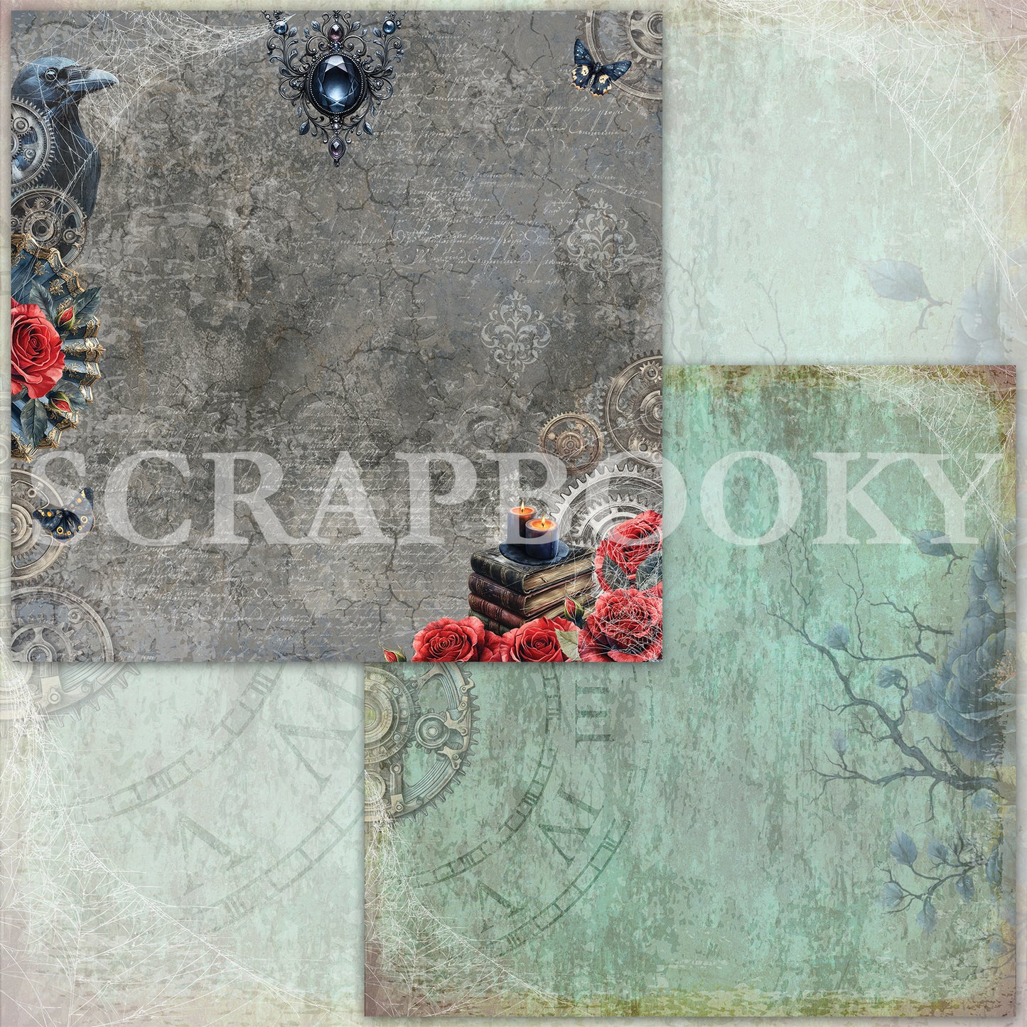 "Dark Romance" Digital Paper