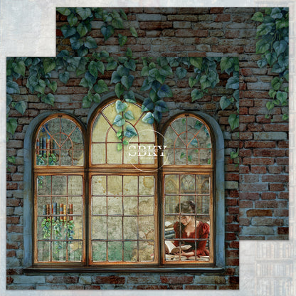 "Whispered Windows -Night time" Scrapbooking Pad