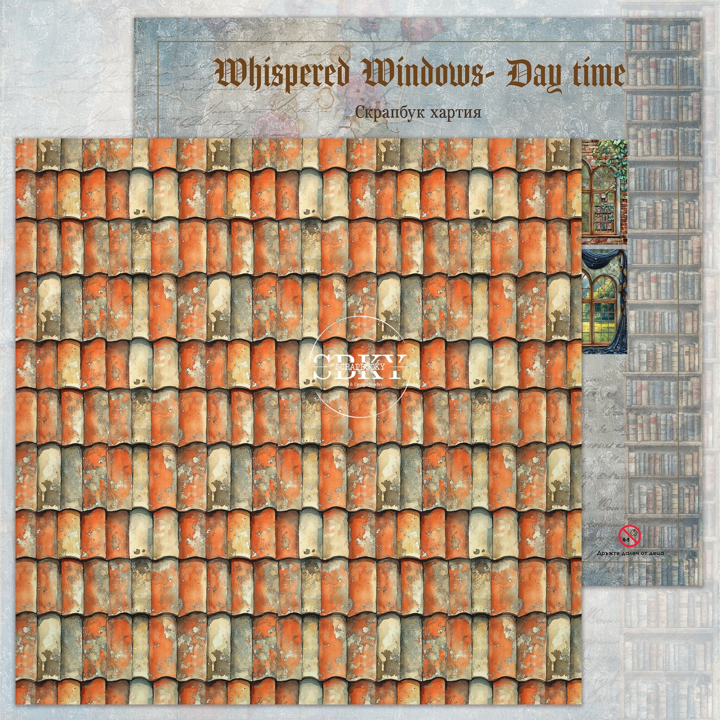 "Whispered Windows - Day time" Scrapbooking Pad