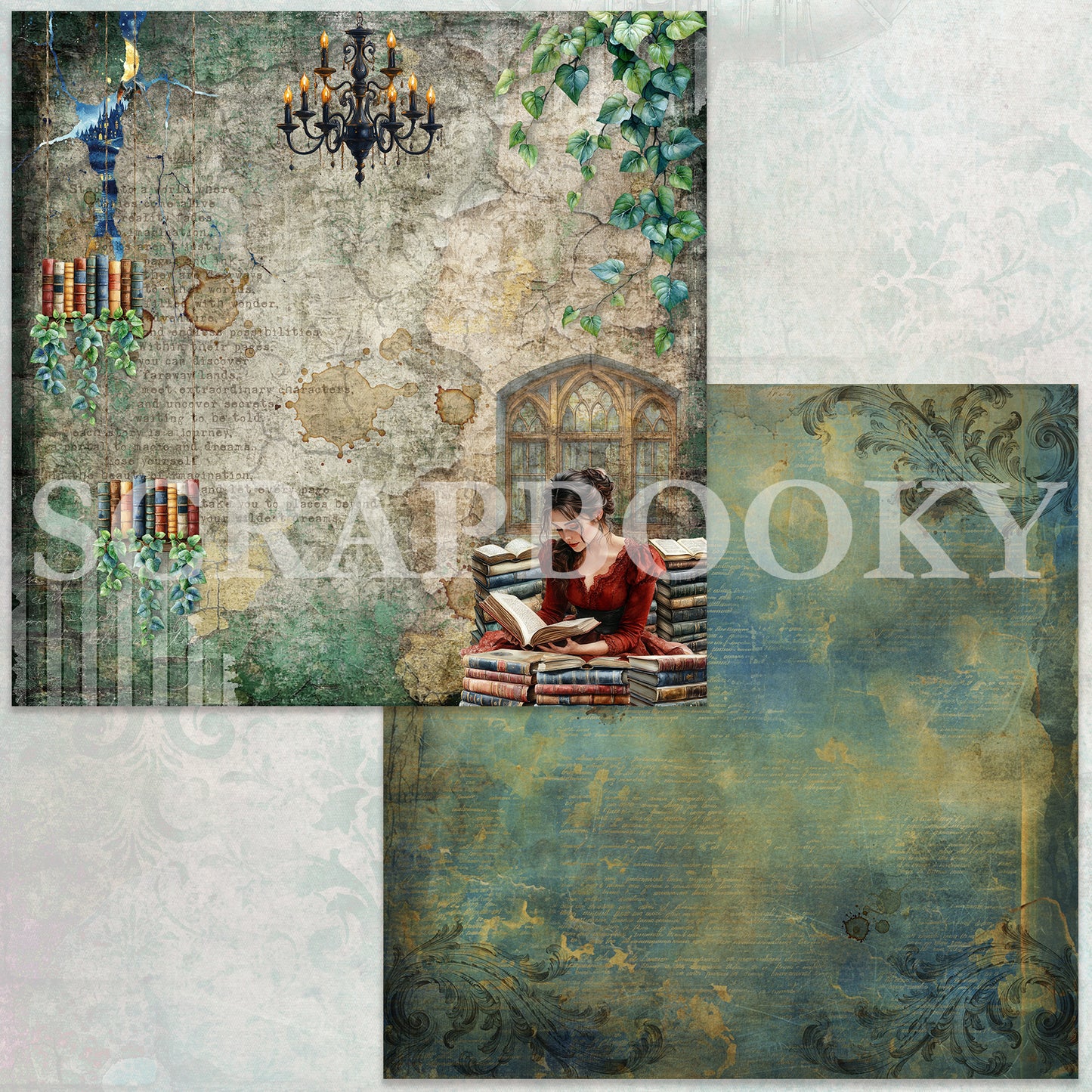 "Whispered Pages" Digital Paper