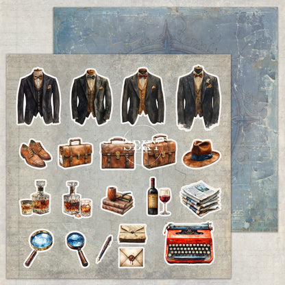 "Gentleman's Collection" Fussy Cuts