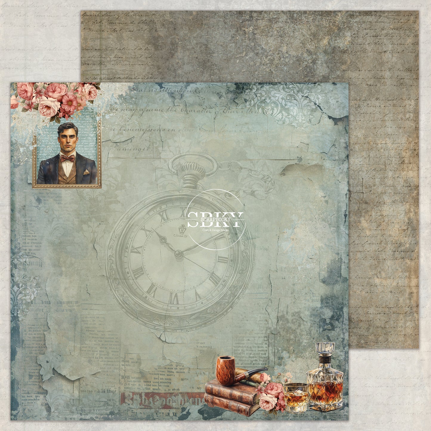 "Gentleman's Collection" Scrapbooking Pad